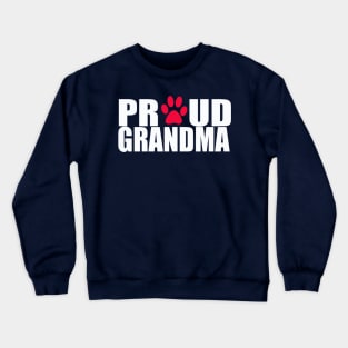 Dog Gifts and Ideas - Proud Dog Grandma Crewneck Sweatshirt